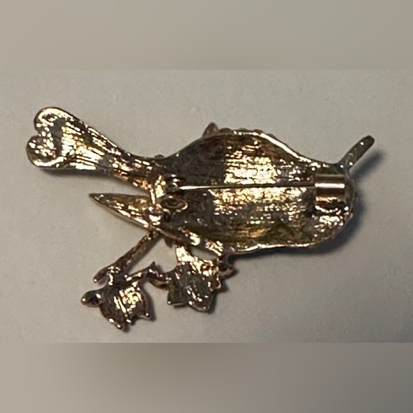 Bird Rhinestones Pin - Picture 5 of 10